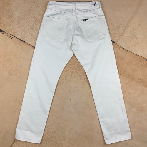 H461 - BAKU &amp; CO. CORONA WHITE SELVEDGE PANTS (S, 27&quot;)
