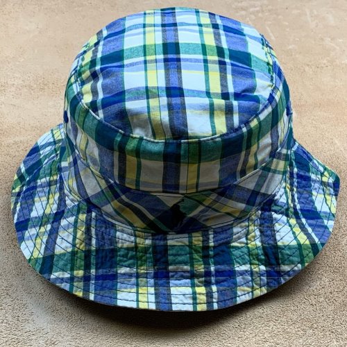 H713 - Polo Ralph Lauren Multi Check Bucket Hat (L/XL)