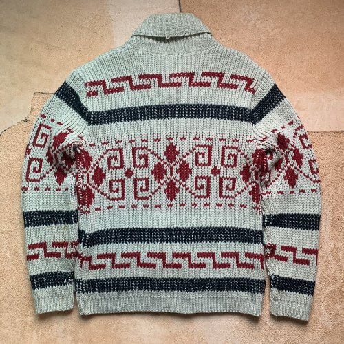 H1106 - 60&#039;s Pendleton Cowichan Sweater (L , 102-105)