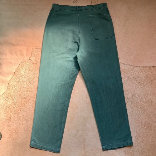H1222 - 70&#039;s Swedish Army Chore Trousers (C48 , 31-32&quot;)