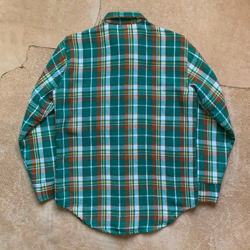 H1244 - 80&#039;s Big mac for JCPenney 65/35 Plaid Shirt (M , 95-97)