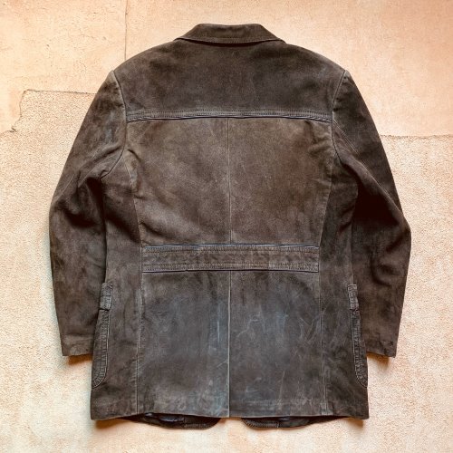 H1454 - 90&#039;s Japan Partina Suede Jacket (LL , 95)