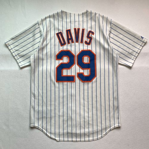 U56 - Majestic MLB Mets Davis 29 Jersey (M , 97-100)
