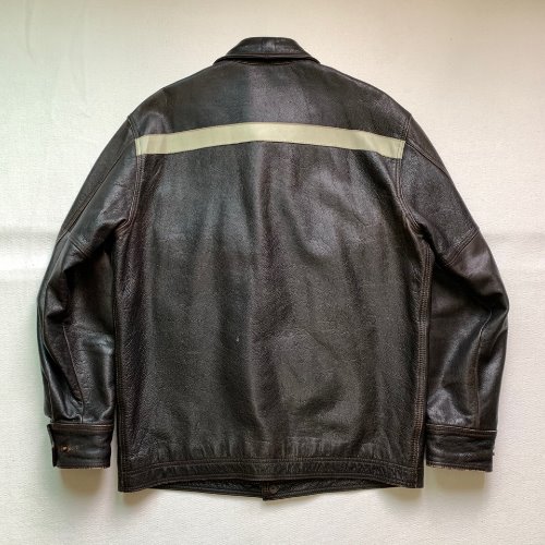 U90 - 80&#039;s Chevignon Leather Jacket  (Large , 102-105)