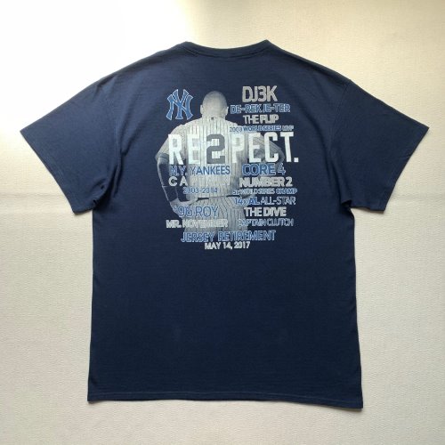 U155 - 2017 New York Yankees Jeter 1/2 T-Shirt (XL , 100-102)