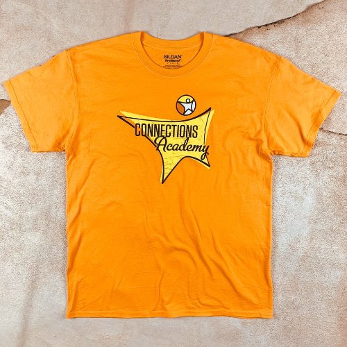 H249 - CONNECTIONS ACADEMY 50/50 HALF T-SHIRT (100)