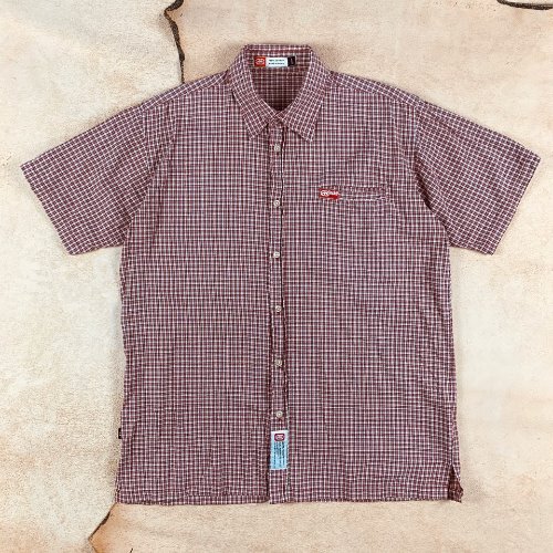 H43 - Ecko Seersucker Cotton Shirt (L , 95-97)