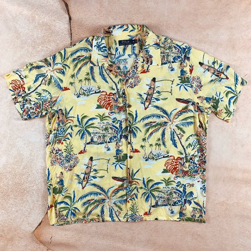 H6 - Polo Ralph Lauren Hawaiian Shirt (XL , 100-102)