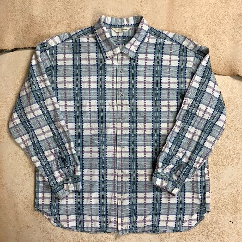 H59 - (Japan) Vintage Pattern Shirt (M , 95)