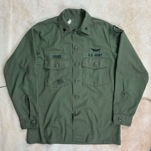 H144 - 70&#039;s US Army OG507 Utility Shirt (97-100)