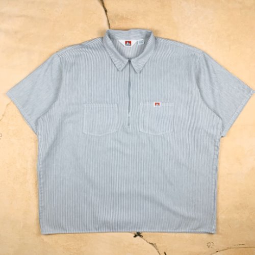 H580 - 80&#039;s Ben Davis Stripe Two Pocket Pullover (3XL)