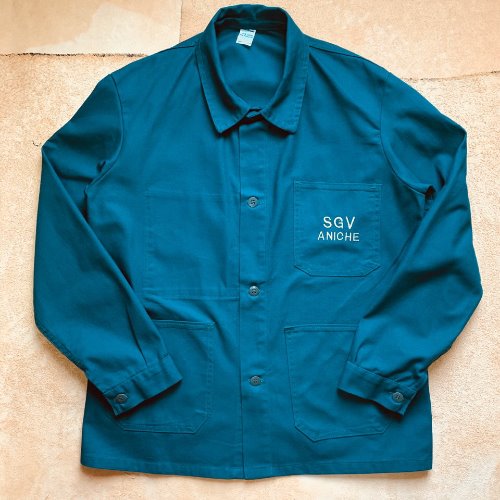 H985 - 70&#039;s French Chore Jacket (46 , 100)
