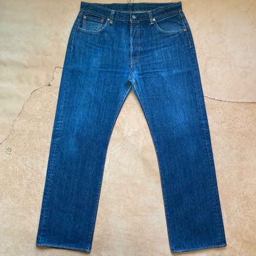 H1154 - Vintage Levis 501 Denim Pants (W36 L32 , 35&quot;)