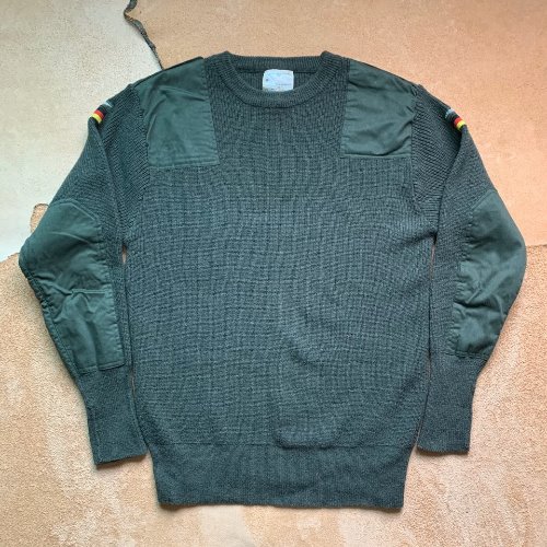 H1343 - 70&#039;s Germany Miltary Wool Sweater (48 , 102-105)
