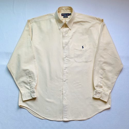U67 - 90&#039;s Polo by Ralph Lauren Button-Down &quot;Big Shirt&quot; Oxford Shirt (L , 110)