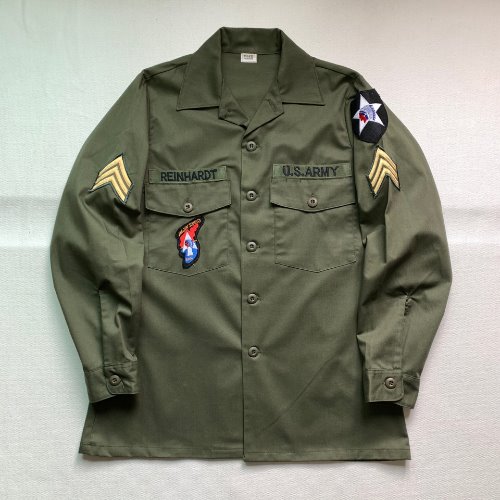 U80 - 80&#039;s U.S Army OG-507 Fatigue Shirt (Small , 95)