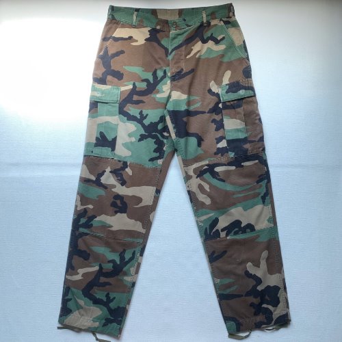 U153 - 90&#039;s US Army Woodland BDU Pants (Ripstop/M-R , 29-31&quot;)