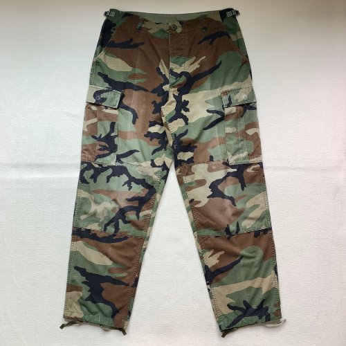 U136 - 90&#039;s U.S Army Woodland BDU Pants (Ripstop/M-R , 29-31&quot;)