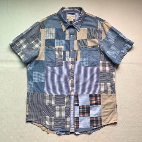 U141 - Denim &amp; Supply Ralph Lauren Patchwork Shirt (XL , 100)