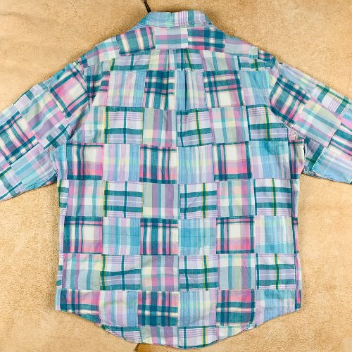 H597 - Polo Ralph Lauren PatchWork Shirt (XL , 105)