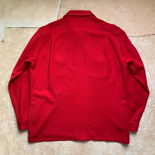 H1095 - 50&#039;s &#039;BOTANY&#039; Brand Wool Shirt (16 L , 100-102)