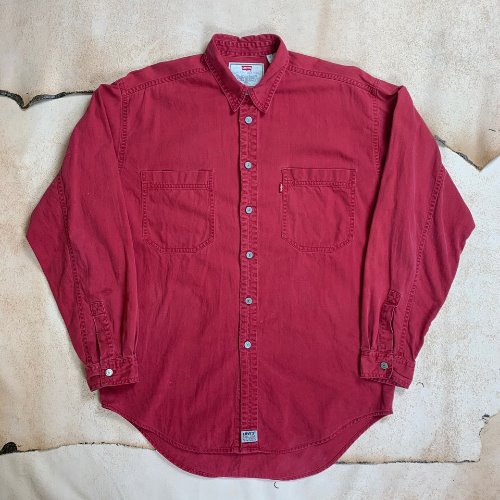 H63 - 80&#039;s Levi&#039;s Red Tab 2Pocket Shirt (L , 100-102)
