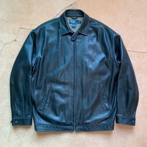 H1185 - Polo by Ralph Lauren Lambskin Leather Jacket (M , 102-105)