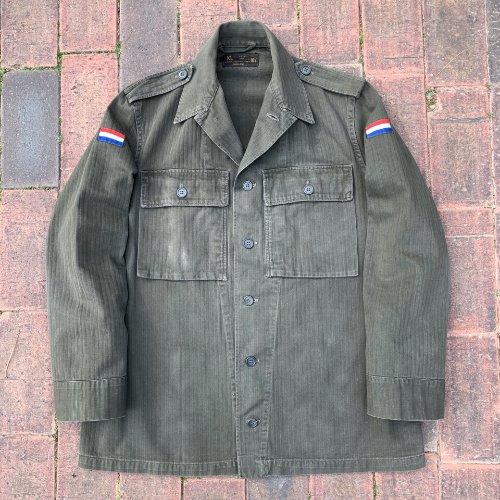U76 - 60&#039;s Dutch Army HBT Jacket (104 , 95-97)