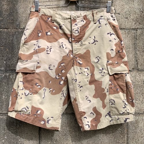 U89 - 90&#039;s U.S Army Desert Camo Combat Shorts (Small X-Short , 27-31&quot;)